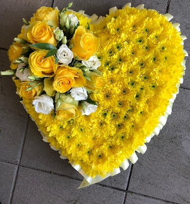 Yellow Traditional Heart