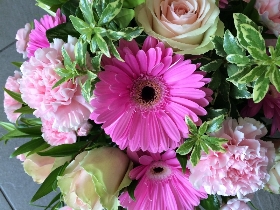 Soft Pinks Posy Arrangement