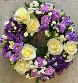 Purple and Lilac Wreath