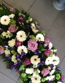 Purple Vibrant Casket Spray