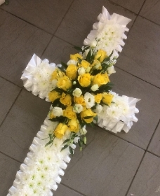 Yellow Rose Cross