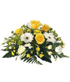 Yellow and White Posy Arrangement