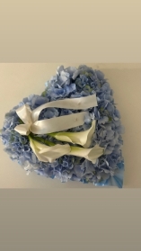 Blue Hydrangea Heart