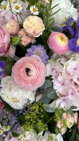 Country Garden Casket Spray