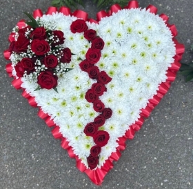 Red Rose Broken Heart